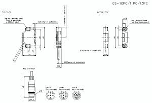Замок безопасности KEYENCE GS-10PC