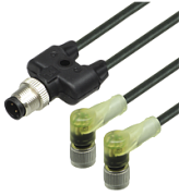 Y-образный разветвитель Pepperl Fuchs V1-W-E2-BK1M-PUR-A-T-V1-G